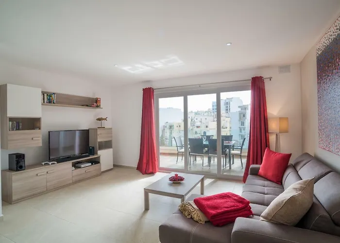 Luxury Valley View St Julians Daire Saint Julian's